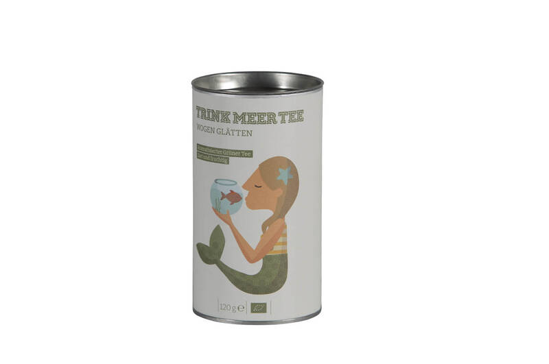 Trink Meer Tee Wogen glätten, aromatisierter grüner Tee - zart und fruchtig